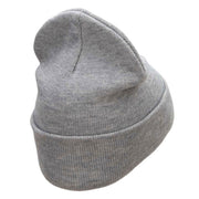 The Dad Pipe Embroidered 12 Inch Long Knitted Beanie