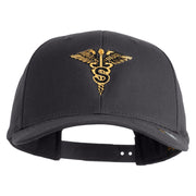 U.S. Army Specialist Corps Embroidered Retro Cotton Blend Snapback Cap - Charcoal OSFM