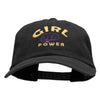 Girl Power Embroidered Unstructured Pigment Dyed Cap