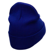 The Dad Pipe Embroidered 12 Inch Long Knitted Beanie