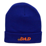 The Dad Pipe Embroidered 12 Inch Long Knitted Beanie