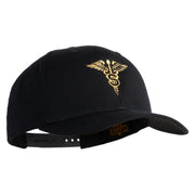 U.S. Army Specialist Corps Embroidered Retro Cotton Blend Snapback Cap - Black OSFM