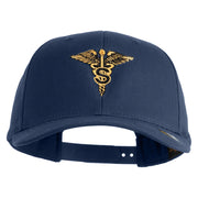 U.S. Army Specialist Corps Embroidered Retro Cotton Blend Snapback Cap - Navy OSFM
