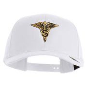 U.S. Army Specialist Corps Embroidered Retro Cotton Blend Snapback Cap - White OSFM