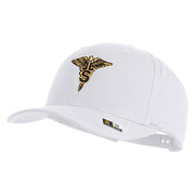 U.S. Army Specialist Corps Embroidered Retro Cotton Blend Snapback Cap - White OSFM