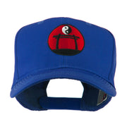 Martial Arts Logo Yin and Yang Embroidered Cap