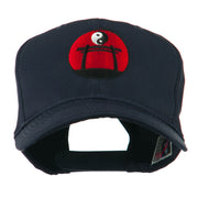 Martial Arts Logo Yin and Yang Embroidered Cap