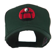 Martial Arts Logo Yin and Yang Embroidered Cap