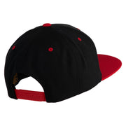 Yosemite National Park Patched Classic Snapback Wool Blend 2 Tone Cap - Black-Red OSFM