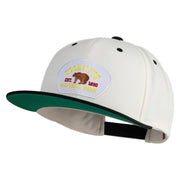 Yosemite National Park Patched Classic Snapback Wool Blend 2 Tone Cap - Natural-Black OSFM