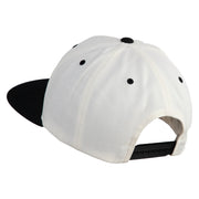Yosemite National Park Patched Classic Snapback Wool Blend 2 Tone Cap - Natural-Black OSFM