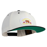Yosemite National Park Patched Classic Snapback Wool Blend 2 Tone Cap - Natural-Black OSFM