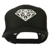 Youth Big Diamond Outline Embroidered Mesh Cap