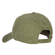 US Army Circle Symbol Embroidered Washed Cotton Twill Cap