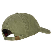 US Army Circle Symbol Embroidered Washed Cotton Twill Cap