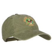 US Army Circle Symbol Embroidered Washed Cotton Twill Cap