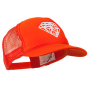 Youth Big Diamond Outline Embroidered Mesh Cap