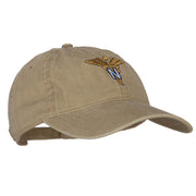 Army Nurse Corps Officer Embroidered Washed Buckled Cap