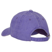 Cat Eyes Embroidered Unstructured Cotton Cap