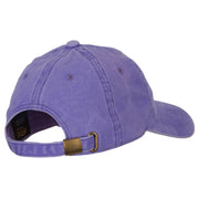 Cat Eyes Embroidered Unstructured Cotton Cap