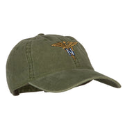 Army Nurse Corps Officer Embroidered Washed Buckled Cap