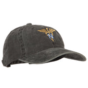 Army Nurse Corps Officer Embroidered Washed Buckled Cap