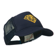 Youth Two Inches Diamond Embroidered Foam Mesh Cap