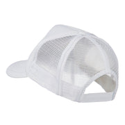 Youth Two Inches Diamond Embroidered Foam Mesh Cap