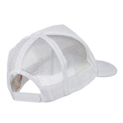 Youth Two Inches Diamond Embroidered Foam Mesh Cap