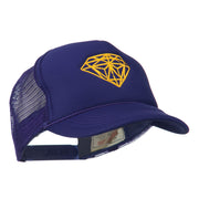 Youth Two Inches Diamond Embroidered Foam Mesh Cap