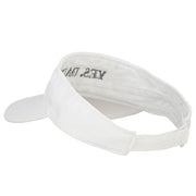 Yes, Daddy Embroidered Pro Style Cotton Washed Visor