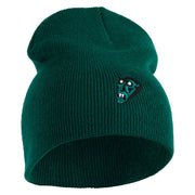 Nosferatu 1922 Count Orlok Symbol Embroidered 8 inch Acrylic Short Blank Beanie - Dark Green OSFM