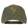 Army Medical Specialist Embroidered Washed Buckled Cap