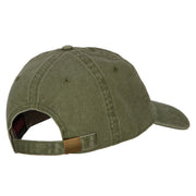 Army Medical Specialist Embroidered Washed Buckled Cap