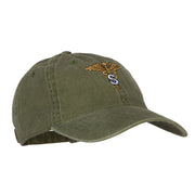 Army Medical Specialist Embroidered Washed Buckled Cap