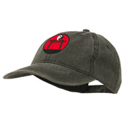 Yin and Yang Logo Embroidered Pigment Dyed Cap