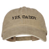 Yes Daddy Embroidered Unstructured Dyed Cotton Cap