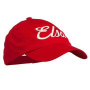 Youth Elsa Embroidered Washed Chino Twill Cap