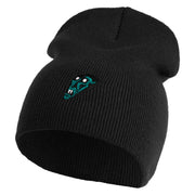Nosferatu 1922 Count Orlok Symbol Embroidered 8 inch Acrylic Short Blank Beanie - Black OSFM