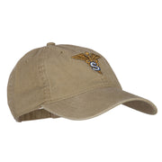 Army Medical Specialist Embroidered Washed Buckled Cap