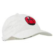 Yin and Yang Logo Embroidered Pigment Dyed Cap