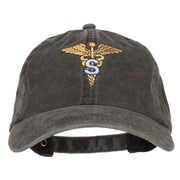 Army Medical Specialist Embroidered Washed Buckled Cap