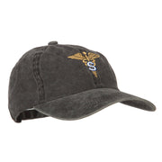 Army Medical Specialist Embroidered Washed Buckled Cap