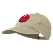 Yin and Yang Logo Embroidered Pigment Dyed Cap