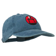 Yin and Yang Logo Embroidered Pigment Dyed Cap