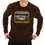 Yellowstone Painting Cotton Premium Long Sleeve Graphic Shirt