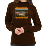 Yellowstone Painting Cotton Premium Long Sleeve Graphic Shirt