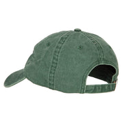 Famous Embroidered Washed Cotton Twill Cap