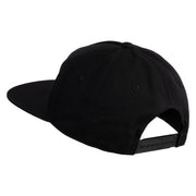 The Skeleton Dance 1929 Embroidered 5 Panel Cotton High Profile Flat Bill Unstructured Cap - Black OSFM
