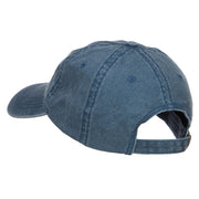 Fly Fishing Man Embroidered Washed Cap